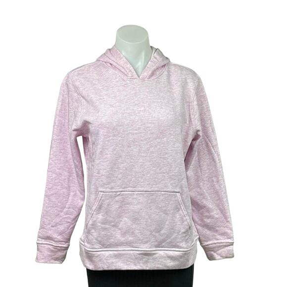 32 Degrees Cool Women’s Pink Pockets Hooded Pullover Long Sleeve Sweatshirt Sz M - Picture 1 of 7